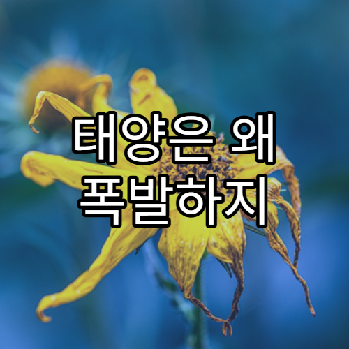 태양은 왜 폭발하지 않고 타오를까?